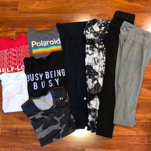 Woman’s workout clothes